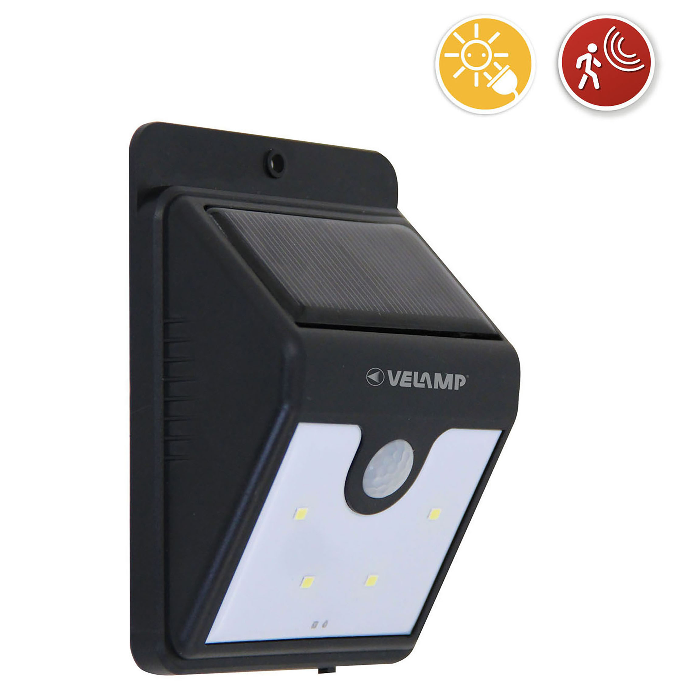 Aplique solar led con sensor de movimiento sl210