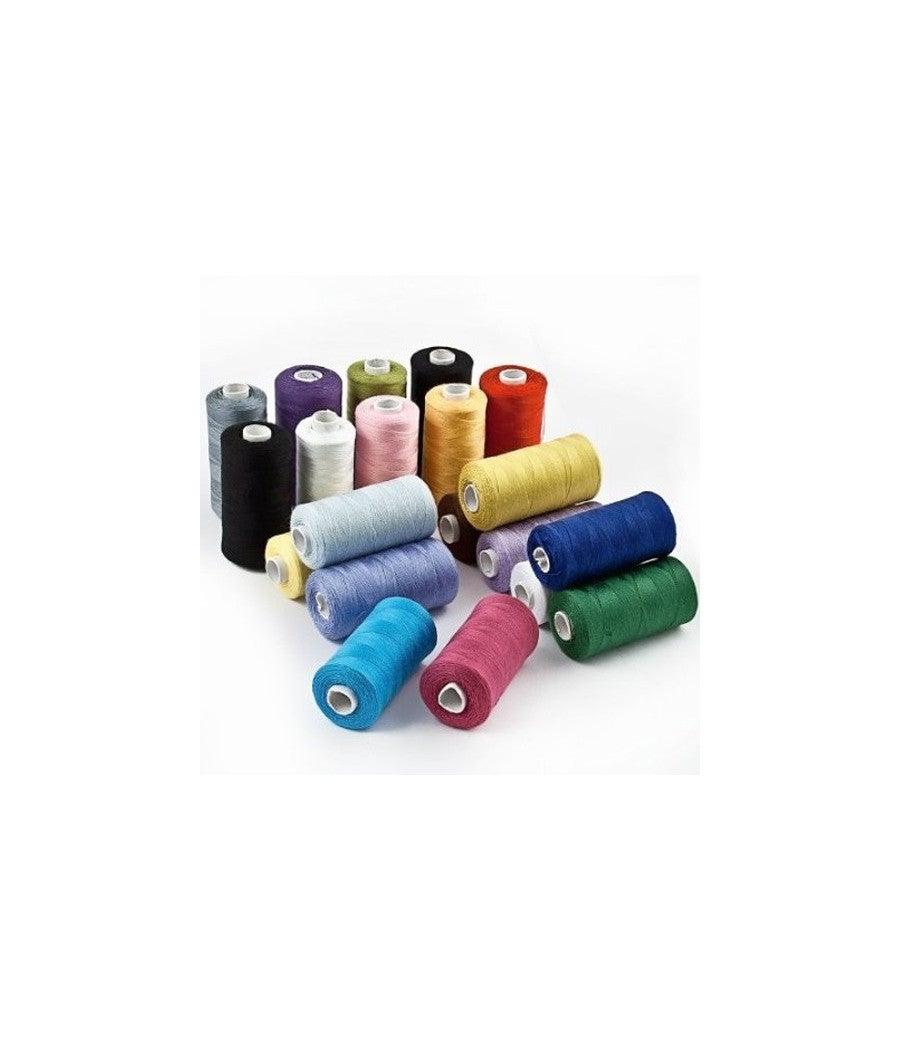 Set 64 Rocchetti Filo Cucito | 100% Poliestere Per Macchina Da Cucire - 50m E 25m - Foto 6