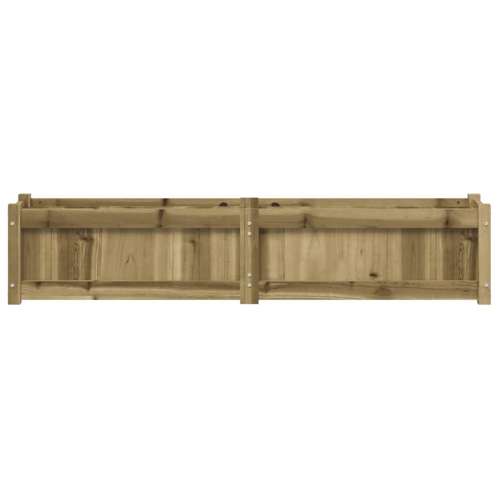 Lot de 2 Jardinières - Bacs à fleurs - Pots de fleurs bois de pin n2277l - 5