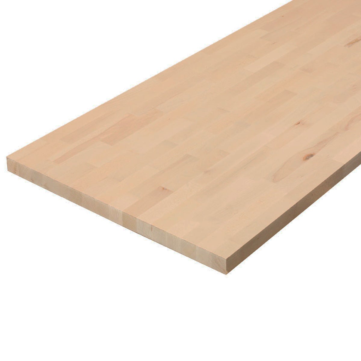 Plan de travail hêtre massif lamellé collé abouté 2500 x 650 x 38 mm - FSC100% - 2