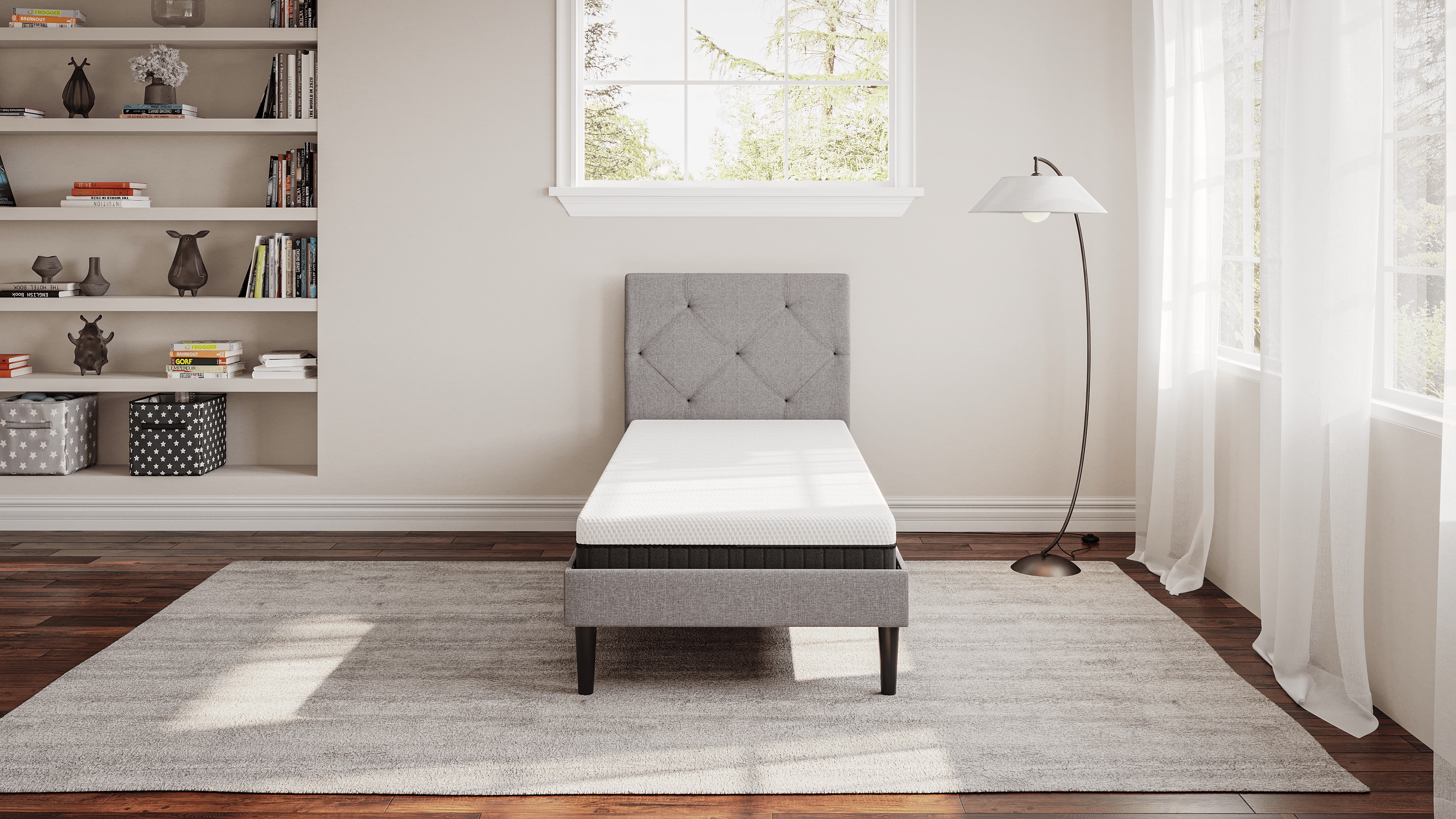 EMMA I Matelas Express à ressorts ensachés 90x190 I Hybride I Coutil tissé respirant I Ressorts ensachés Aeroflex™ I 7 Zones de couchage - 2