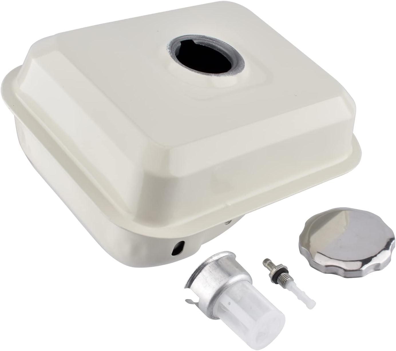 Cancanle Zbiornik paliwa z korkiem i filtrem paliwa do Honda GX140 GX160 GX200 5.5HP 6.5HP 168F 170F Silnik Generator 17510-ZE1-030ZA
