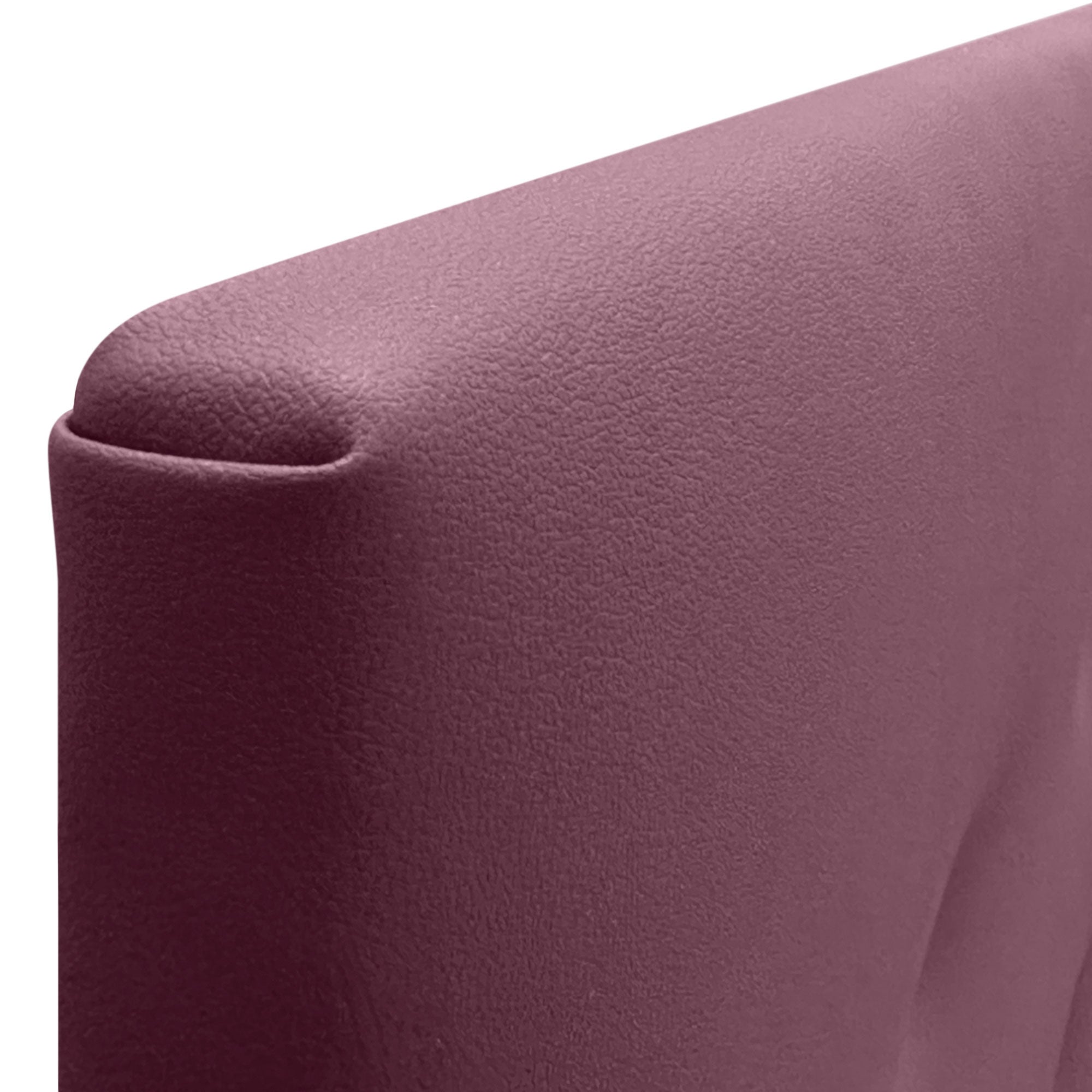 DHOME Cabecero de Polipiel Liso cabeceros Cabezal tapizado Cama (Polipiel Vino Tinto, 135cm (Camas 120/135/140)) - 5