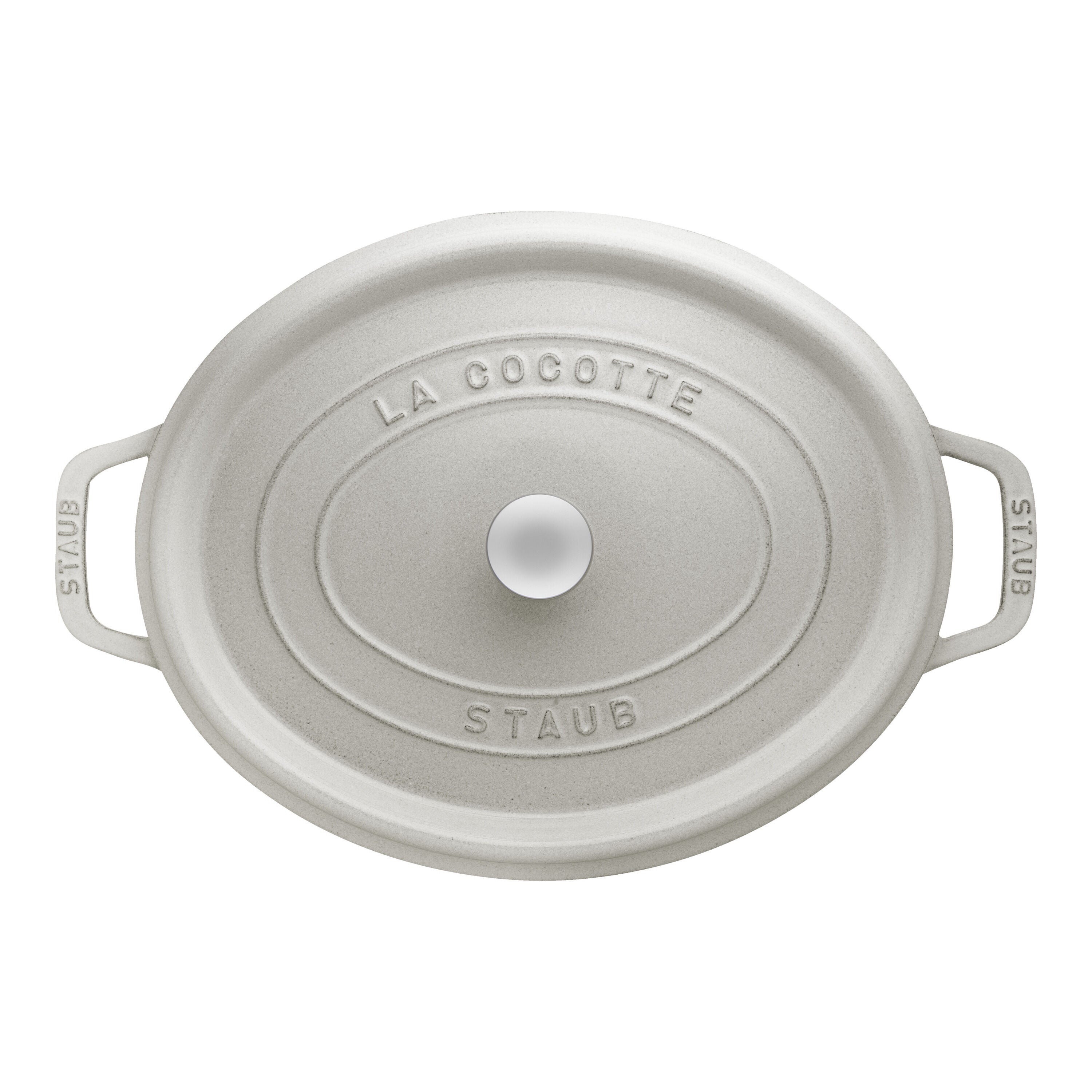 Plat à Four Ovale Staub En Céramique - 29,5 Cm, Couleur Beige - NEUF