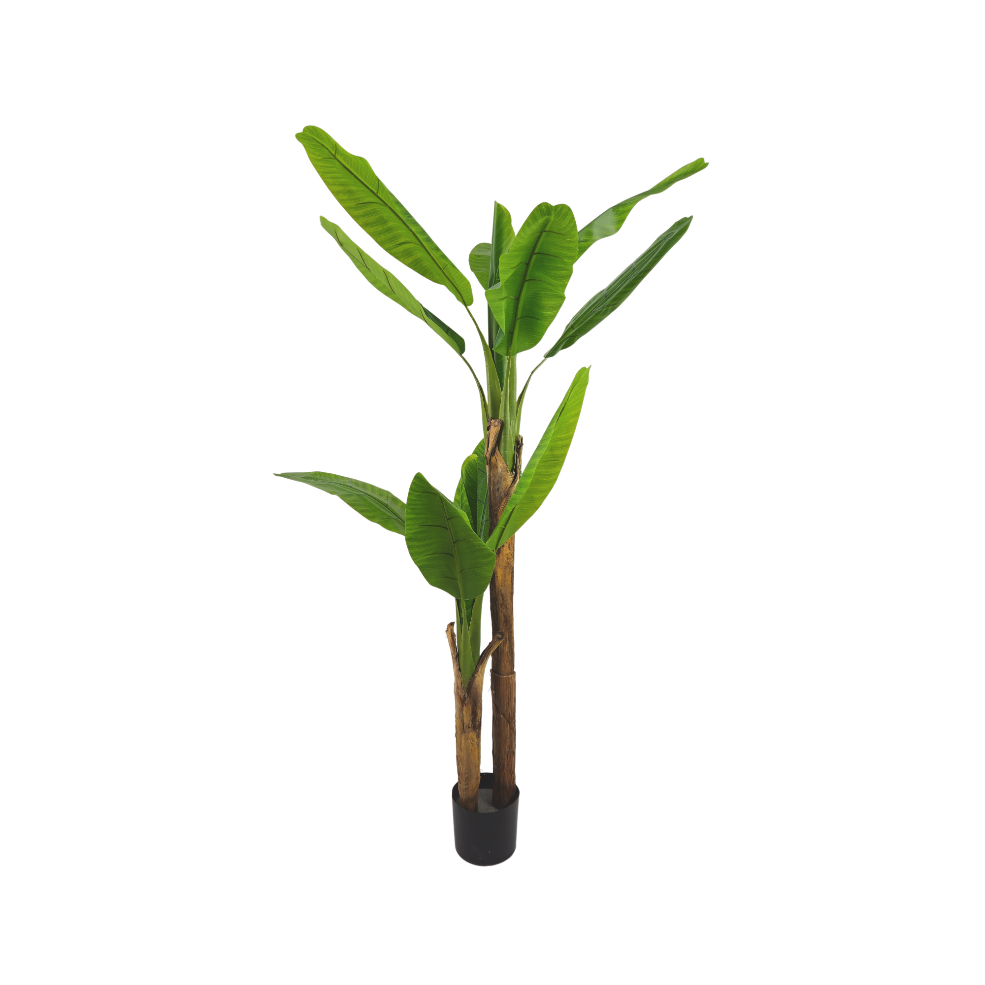 Tecnokit  Plantas Artificiales Interiores, Plantas Artificiales Exteriores Palmeras Falsas Decoraciones Para Salón Dormitorio Balcón Filodendro Aralia Negro/Verde , Leroy Merlin