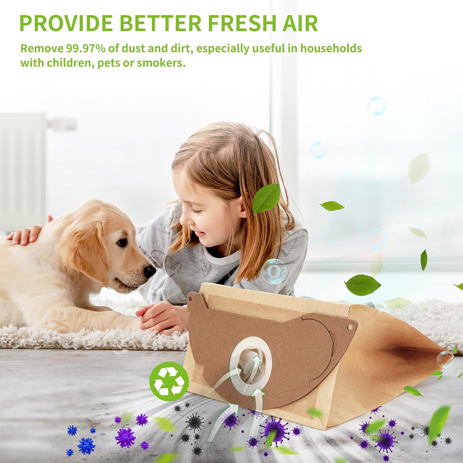 10 Sacs Filtre Remplacement pour Aspirateur Karcher WD2 MV2 6.904-322.0 WD2250 A2004 A2054 - 7