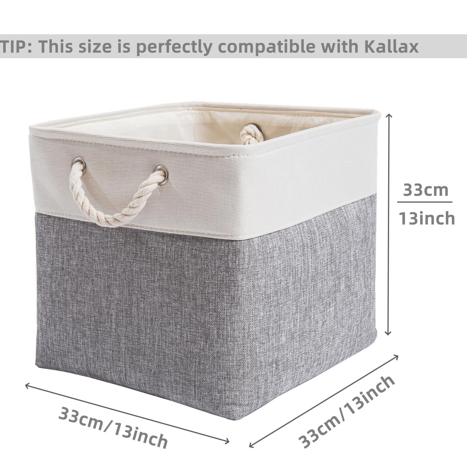 Contenitori Portaoggetti Pieghevoli 3 Pezzi Rosa - Cubi In Tessuto 26,7x26,7x27,9 Cm Per Casa E Ufficio - 2
