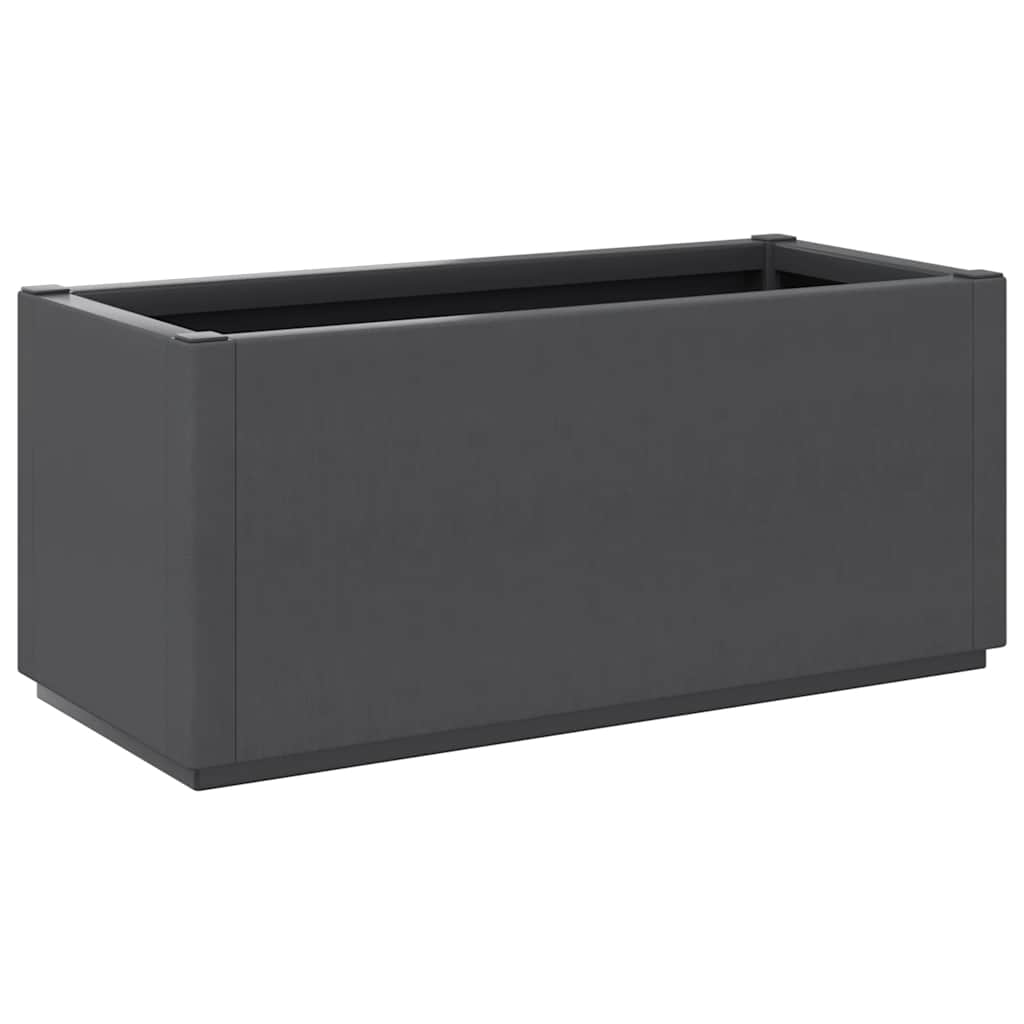 vidaXL Fioriera da Giardino Grigio Scuro 80x36x35 cm in PP - 5