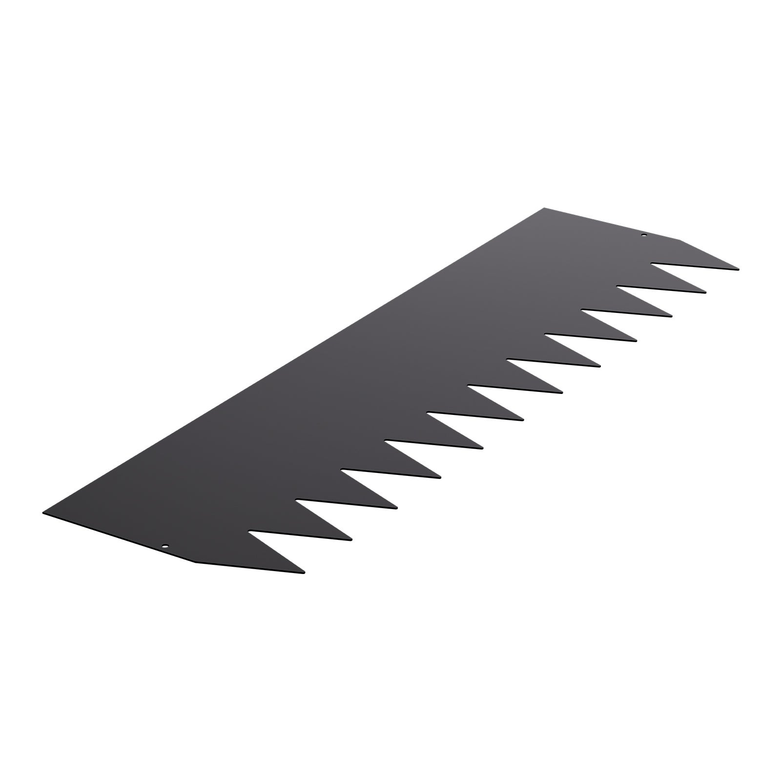 Lot de SucceBuy 4 bordures de jardin en acier,1016x304,8 mm,résistantes à la rouille,faciles à installer,pour délimiter les chemins coloris noir - 3