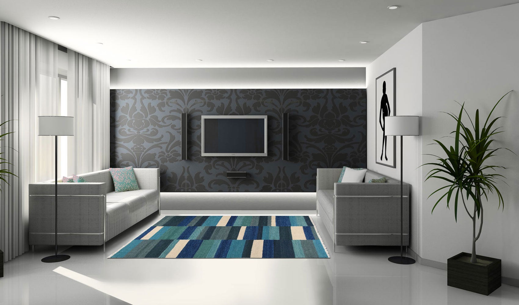 Galleria Farah 1970 - 200x140 cm Autentyczny, oryginalny i ręcznie robiony kilim Ide