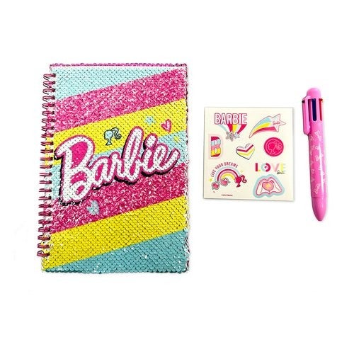 Coffret Stylo + Bloc Photos Barbie Vintage Mattel Stypen 1999 A-20 no Poupée