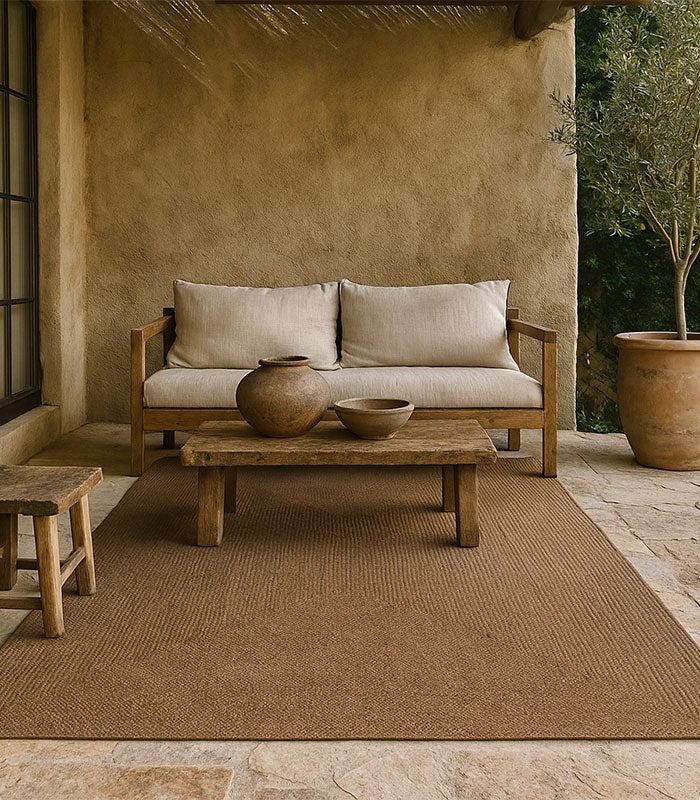 Hamid - Tapis d'extérieur et d'intérieur NANSA BRUN 400x300 - 2