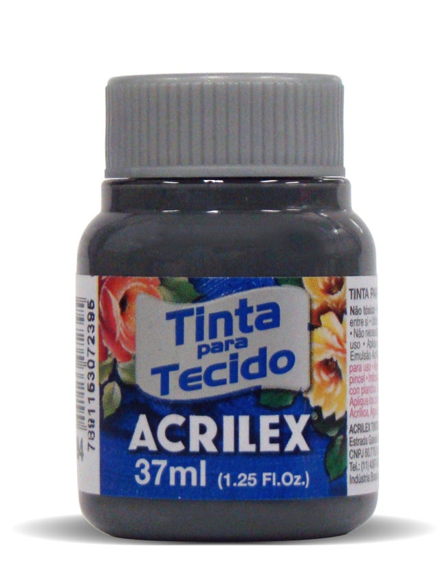 TINTA PARA TECIDO ACRILEX CINZA CHUMBO 994 37ML 04140