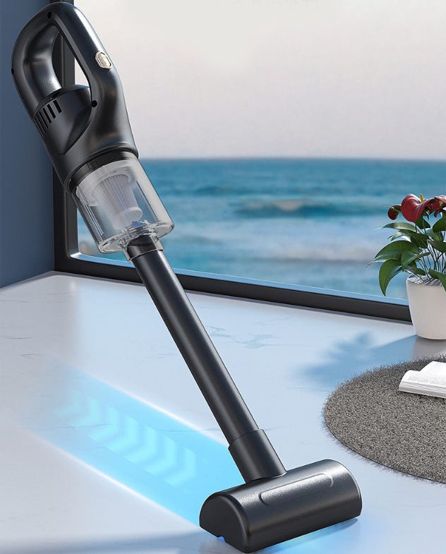 Aspira Briciole Elettrico Senza Filo Aspirapolvere Auto Portatile 15000PA Senza Fili - Ricaricabile Con 7 Ugelli Per Interni Auto E Casa Aspirapolvere Piccoli E Potente - Foto 1