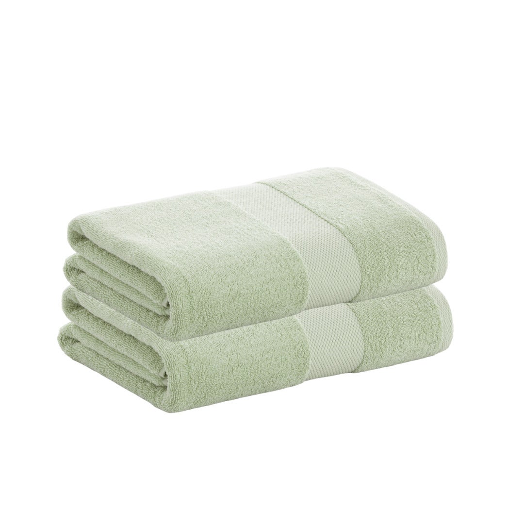 Pack 2 toallas aqua sábana de algodón paduana 100x150cm