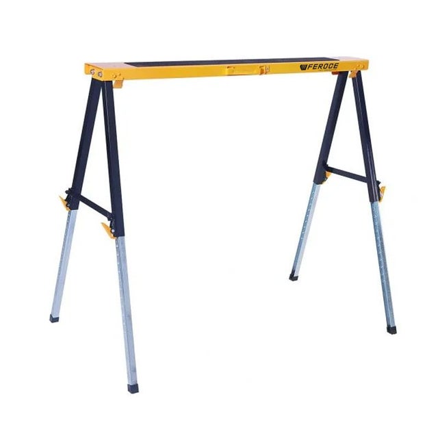 Tréteau télescopique pliable 150 Kg avec hauteur réglable FEROCE