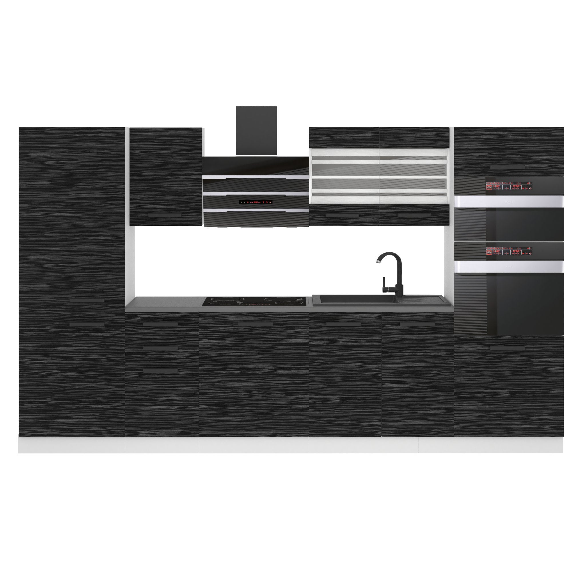 BELINI Cuisine Equipee Complete MILA - 300 cm. Cuisine Complete Avec ...