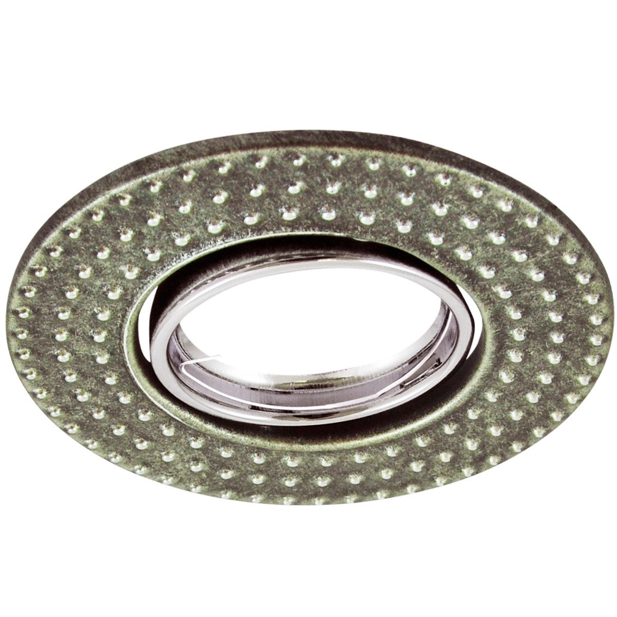 Oprawa sufitowa wpuszczana podtynkowa Fobos srebrna 1xMR16x5W okrągła ruchoma IP20 wym: 2,6 x 10,5 x 10,5 cm metal Polux - 2