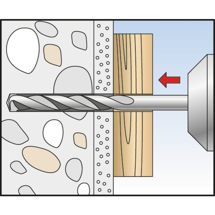 Cheville clou NS 6x60/30-50/bte (Par 50) - 4