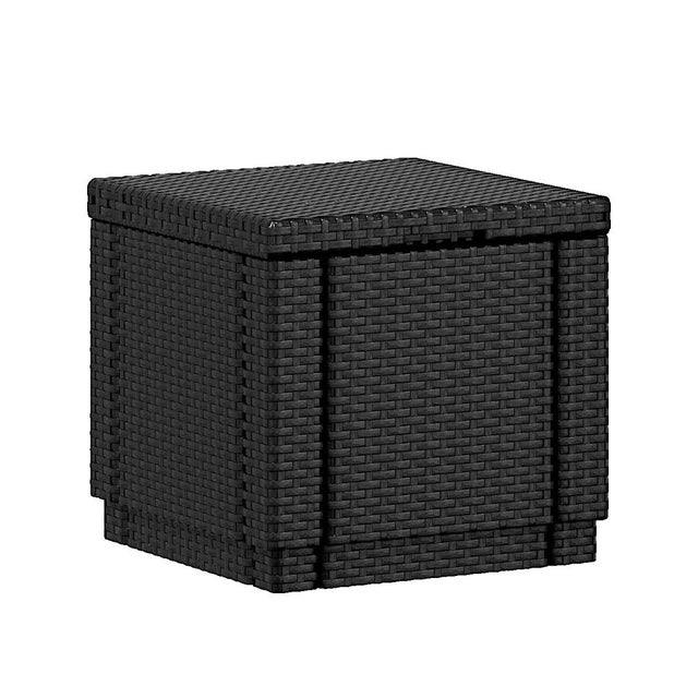 Pouf de rangement Cube Graphite 213816 Keter