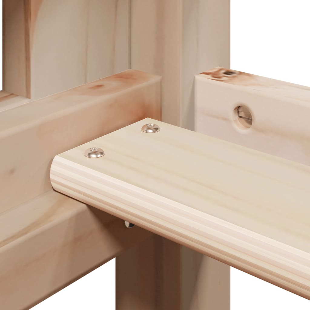 Lit superposé sans matelas 75x190 cm bois de pin massif — COMFORTXL - 10