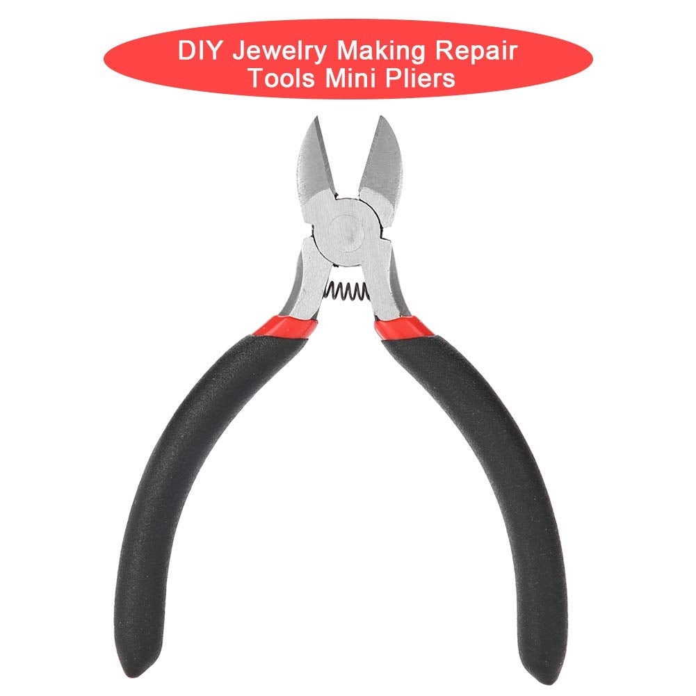 Zestawy narzędzi do naprawy biżuterii DIY, obcinaki do drutu, mini szczypce do biżuterii z koralikami (szczypce