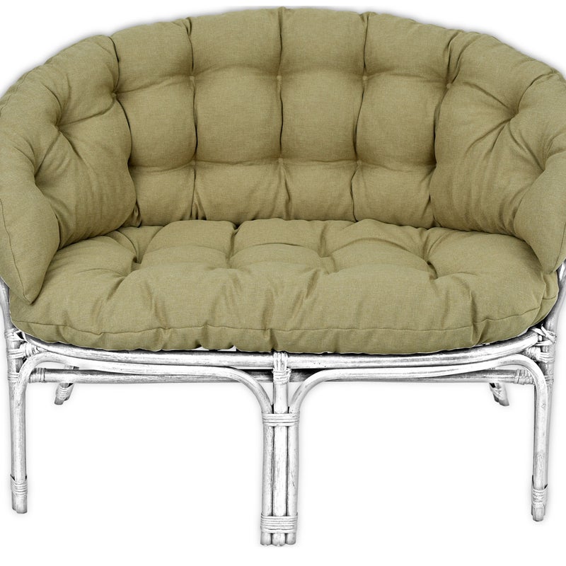 Poduszka na meble rattanowe wiklinowe AMPO komplet beżowy 1 szt.