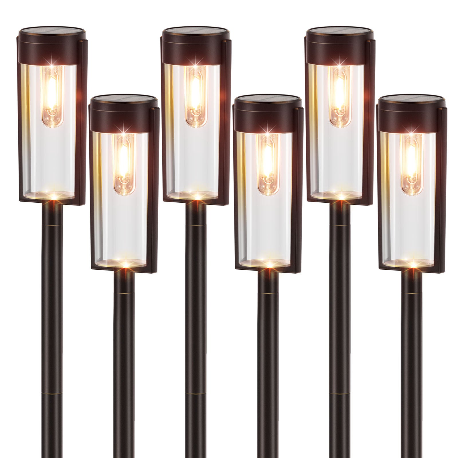 Milaget Lot de 5 Lampadaires de Rue à l'Échelle HO 3V Chemin de Fer Train Lampadaire Féerique 7,3 cm