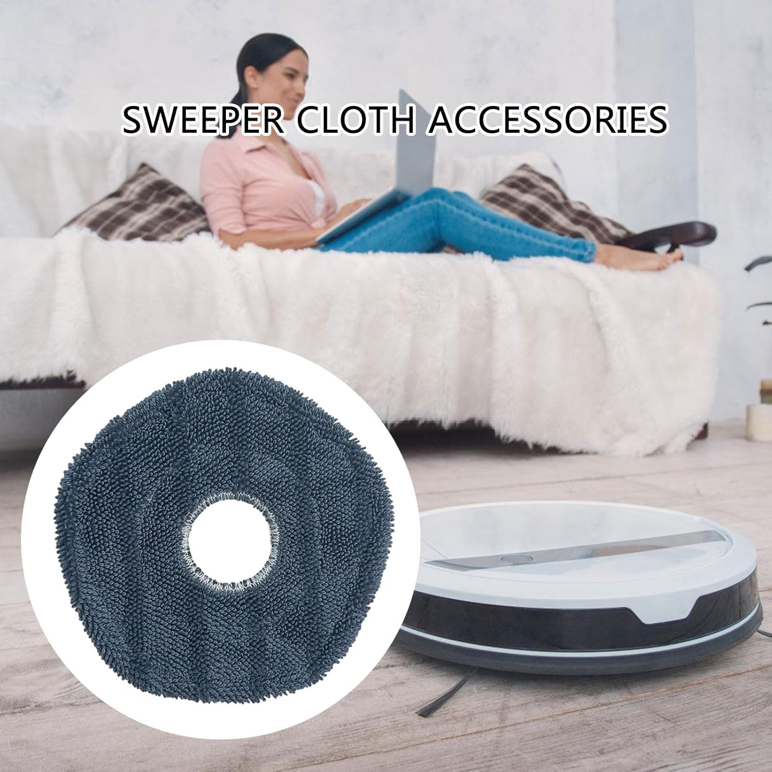 6 Pezzi Panno In Microfibra di Ricambio per Clean&Steam ZR005801