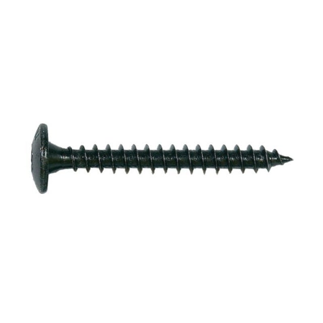 Vis penture zinguée noire (diamètre 6mm) - Longueur (mm) 40 - Conditionnements 25 pièces