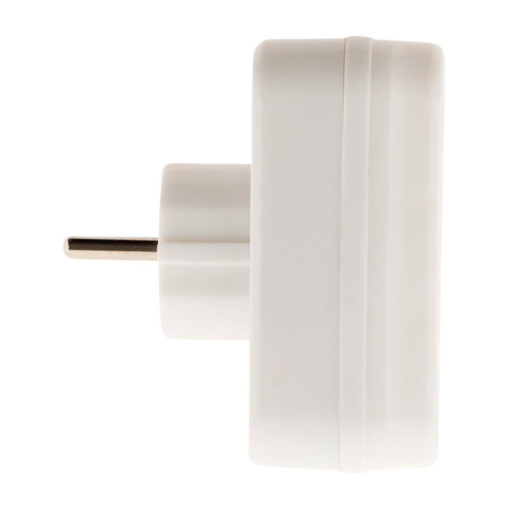 Multiprise 4 prises pour façade 4x6A - Blanc - Zenitech - 4