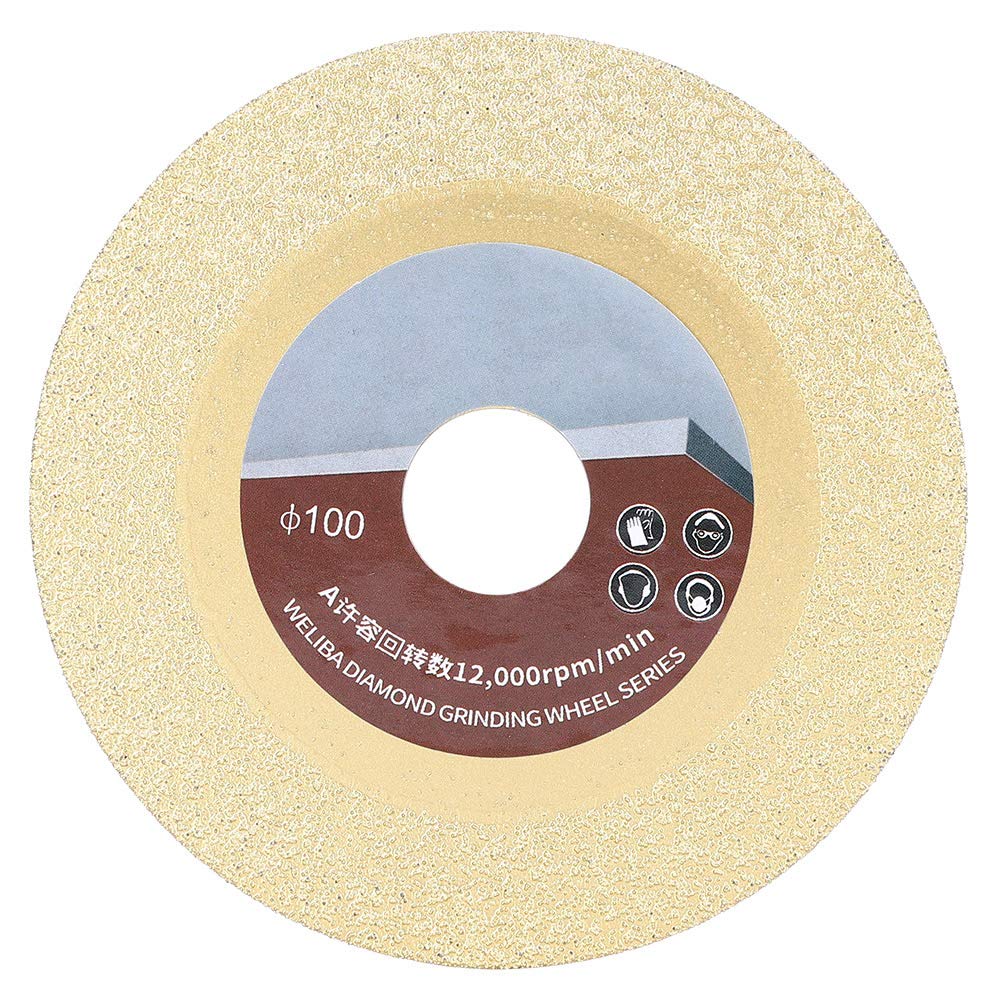Disque Diamant 74mm Pour Meuleuse - Profilage Marbre/granit - Grain #60 - Brasage