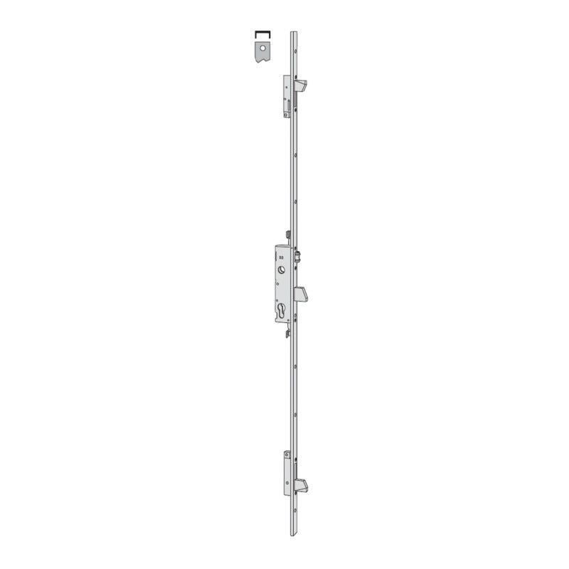 Thirard - Serrure à encastrer 5 points FERCOMATIC R4 axe 50 mm carré de Thirard - Serrure à encastrer 5 points FERCOMATIC R4 axe 50 mm carré de