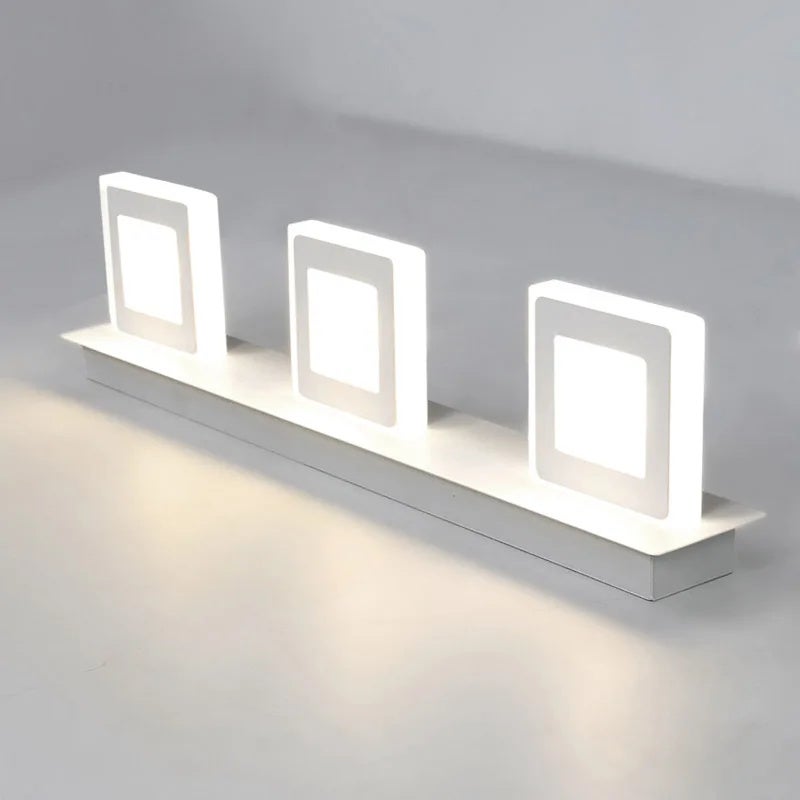 Lampe LED Miroir Salle De Bain Dorée Moderne - Applique Murale Lumineuse Pour Maquillage Et Coiffeuse (40/60/80cm)