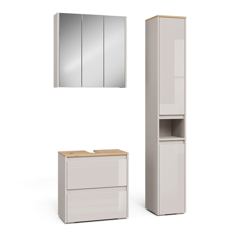 Vicco Zestaw mebli łazienkowych Majest, Kaszmir/Rękodzieło, 3 części