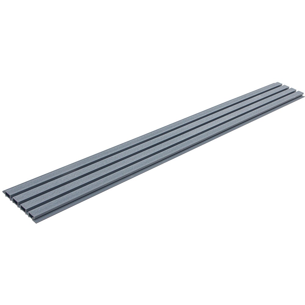 Home Deluxe - Revêtement de façade en WPC DUVAR - Couleur : gris clair, dimensions : 2 m² env. 190 x 21,9 x 2,6 cm, matériel de montage inclus I - 6