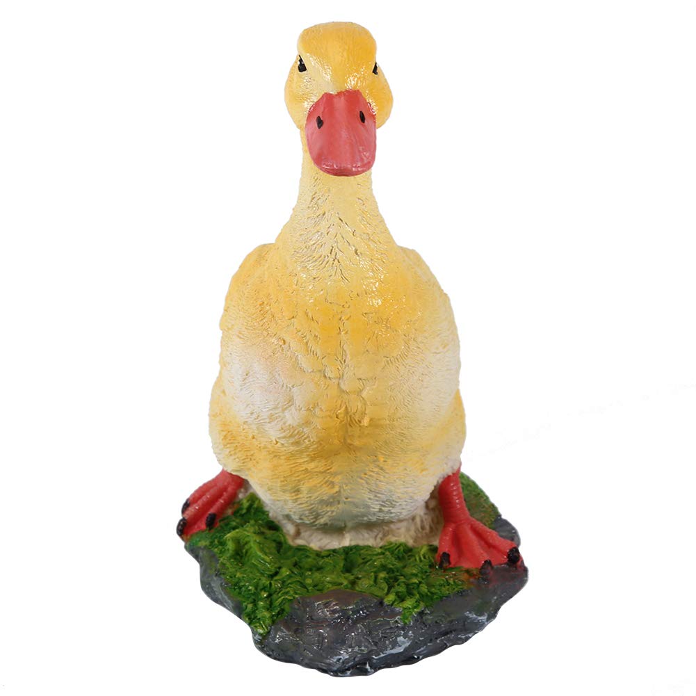 DÉCOR DE CANARD MODÈLE ANIMAL ARTIFICIEL EN RÉSINE POUR ORNEMENT DE PAYSAGE - 4
