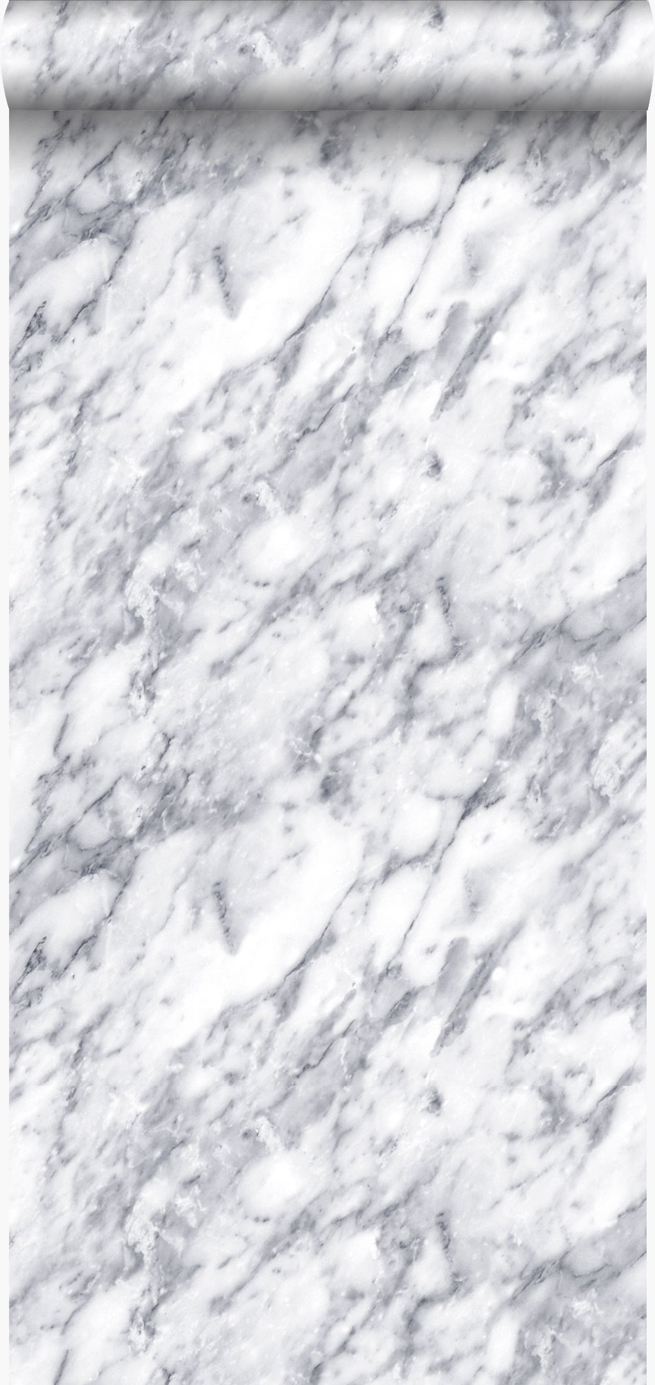 Papel pintado marmol blanco marfil oscuro - 53 cm x 10,05 m - origin wallcoverings