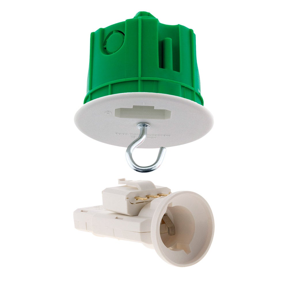 ZENITEHC Kit DCL : Boite point de centre murs pleins 65mm