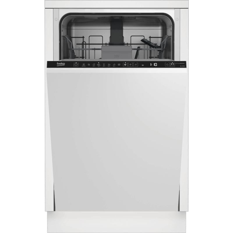 Masina de spalat vase Beko BDIS38020Q | Incorporabila, 45cm, 10 seturi, Clasa E, 44.8x55x81.8cm