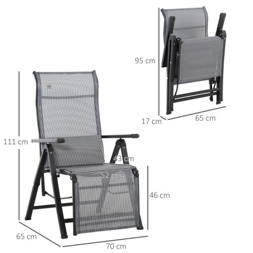 Chaise longue pliante, chaise longue de jardin avec coussin, fauteuil inclinable zéro gravité avec dossier réglable sur 9 positions,chaise de jardin - 3