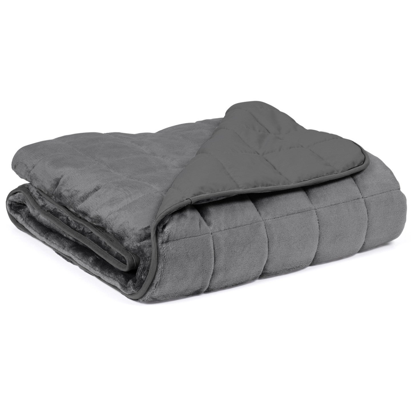 Couverture lestée 150x200 CM CELESTE bicolore gris clair et gris 9 kg - 2