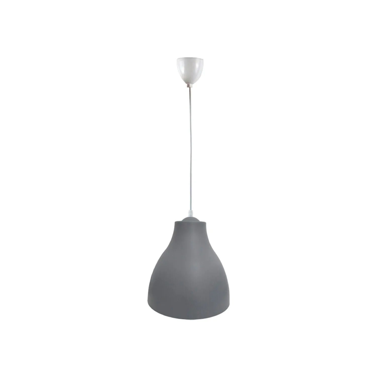 Lampa wisząca Morris popielaty 1xE27x40W tworzywo sztuczne wym:41x27,5x27,5cm IP20 Rabalux