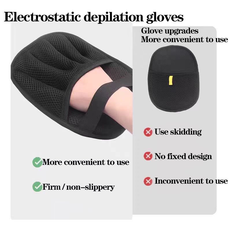 Lot de 3 Gants Anti-Poils Électrostatiques – Style à Cinq Doigts – Pour Vêtements, Canapé, Tapis, Siège Auto – 24 x 18 cm - 4