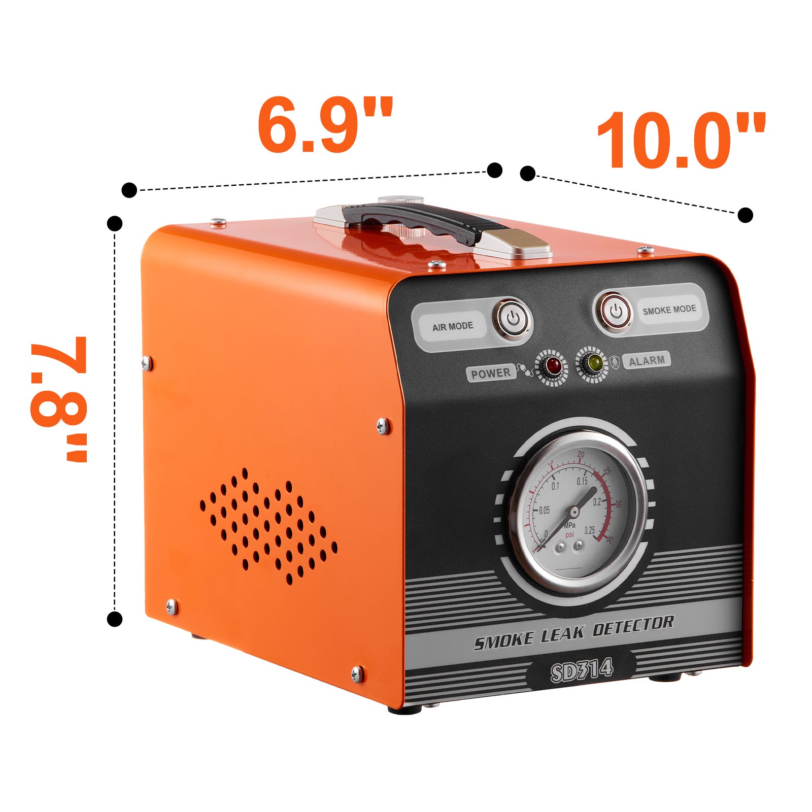 Détecteur de fuites automobile,SucceBuy pompe à air et manomètre,double mode pour tests de vide,carburant et canalisation - 2