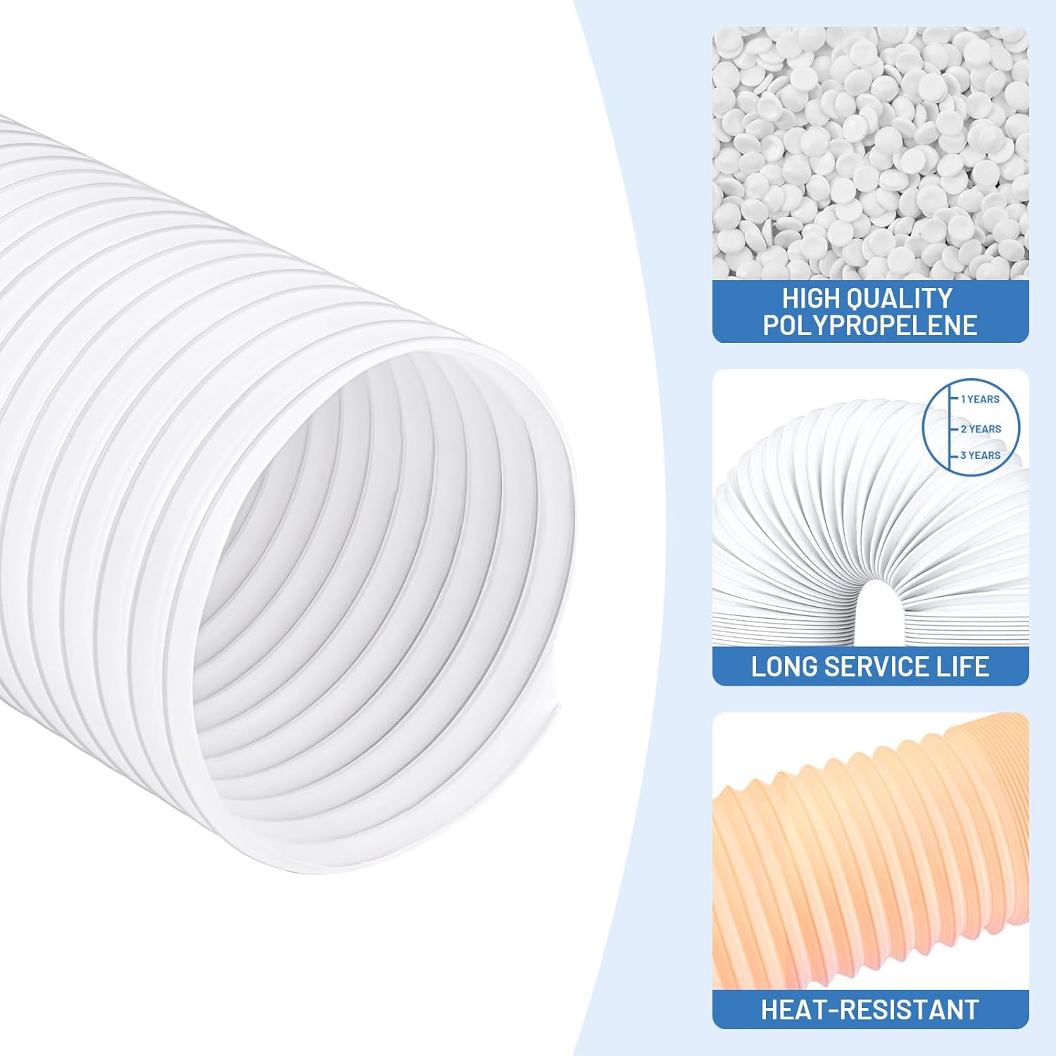 Ventifan Anguera De Ventilación De Secadora Flexible De Aluinio De