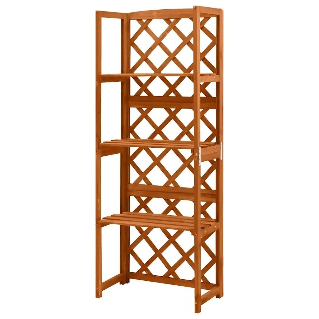 Sientice — estantería de rejilla duradera de 3 niveles, soporte transpirable para plantas, estantería de almacenamiento y decoración para el hogar