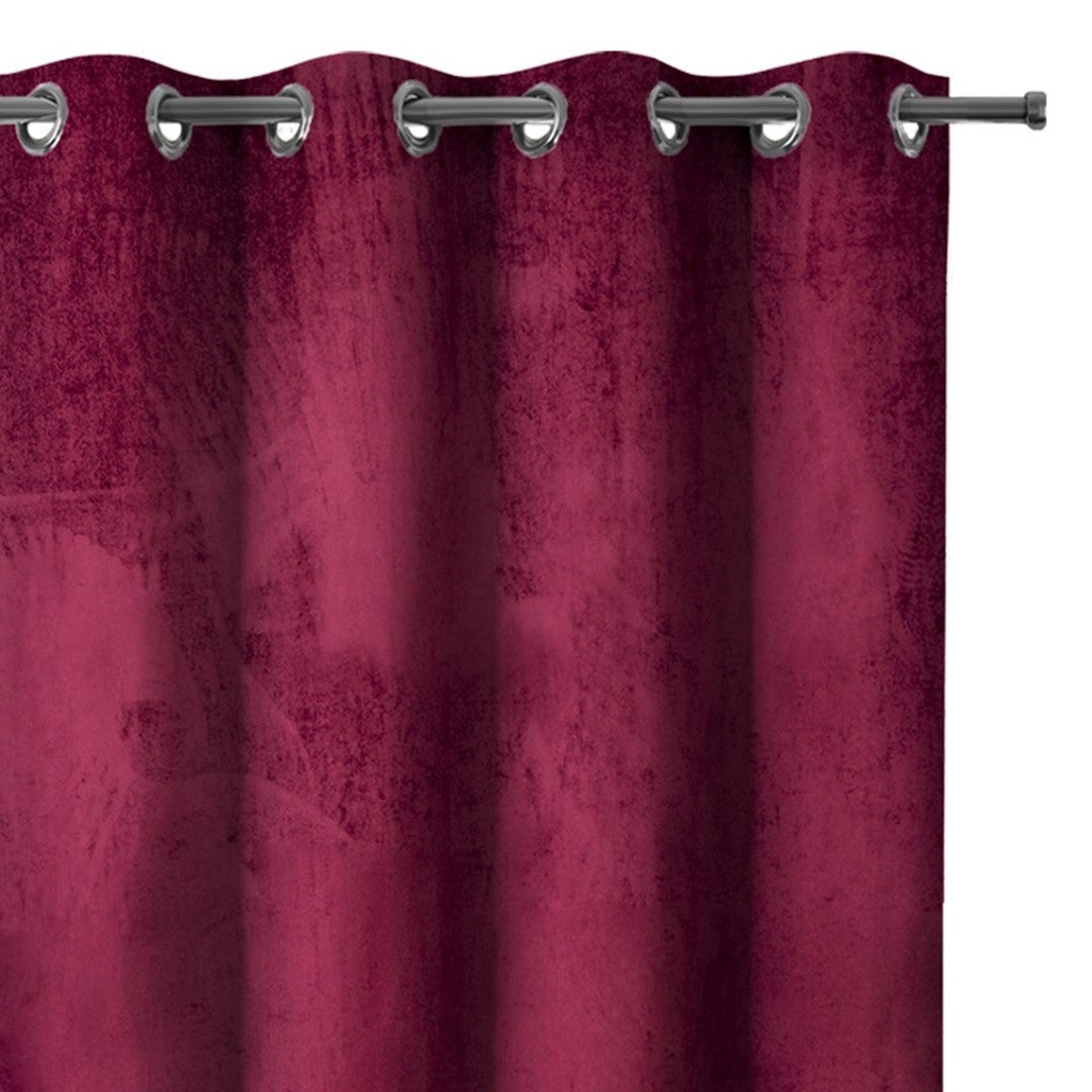 Rideaux Rouges 15 Ft Delong Rideau VELVET rouge velours 140x270 ameliahome | Leroy Merlin
