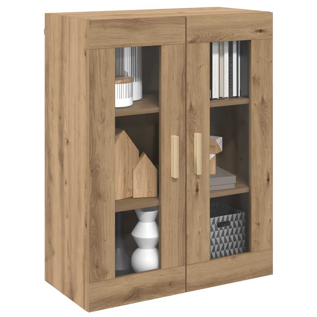 Armoire murale suspendue chêne artisanal 69,5x34x90 cm vidaXL - 4