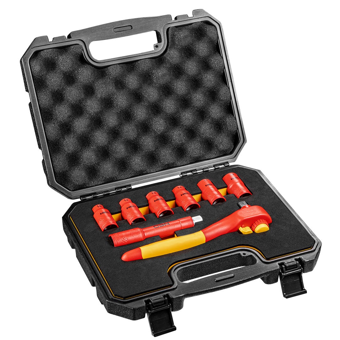 Neo Tools Juego De Llaves De Vaso Aisladas 8 Piezas 01-307 , Leroy Merlin